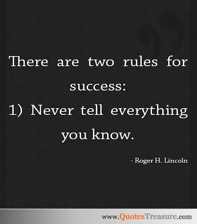 Quotes from Roger H. Lincoln